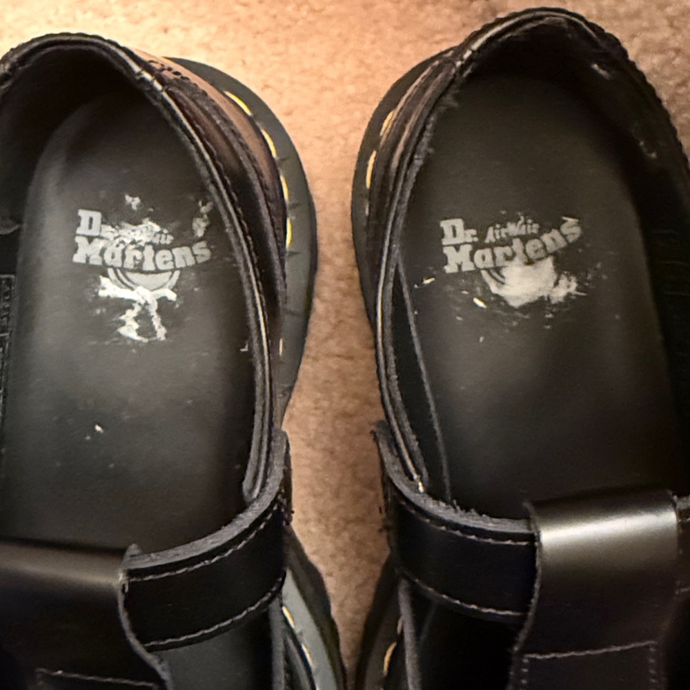Black Platform Mary Jane Shoes - Picture 2 of 2